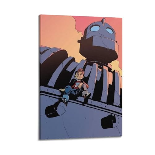 FDGUERFG Póster de película gigante de hierro, póster decorativo de pared e impresión artística moderna para decoración de dormitorio familiar, 40 x 60 cm