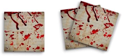 Butler in the Home Sticky Notes 3 Pack 3"x3" 50 Sheet Count Per Pad, Dripping Blood Splatter Horror Scary, Cute Funny Memo Note Pads Stationery Journal Planner Paper image 4