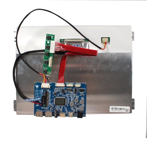 Image of 10.4 inch 1024x768 4:3 IPS LCD Screen & USB C USB Controller Board | with Location Holes,for Industrial Replacement Display /Retro Video Gaming Monitor