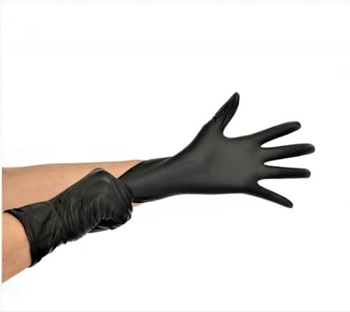 Medix Luva Nitrilica Preta Sem Pó Brasil Tamanho P - Caixa Com 100 Unidades