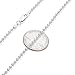 The Bling Factory 2mm Solid .925 Sterling Silver Military Ball Chain Necklace, 24 inches