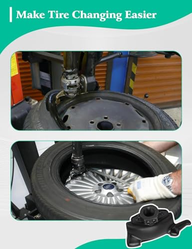 Image of 28mm /1.1 inch Duck Head Tire Changer Kit - Heavy Duty Plastic & Iron Mount /Demount Head for Most Tire Changing Machines, Universal Fit for Old & New Equipment(Old and New Randomly)