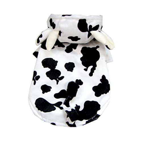 Disfraz para perro con diseño de vaca tamaño L