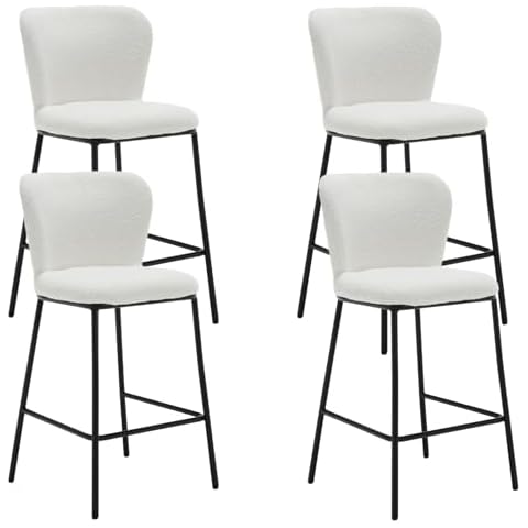 Tabourets de Bar WAHSON en Fausse Fourrure Cover