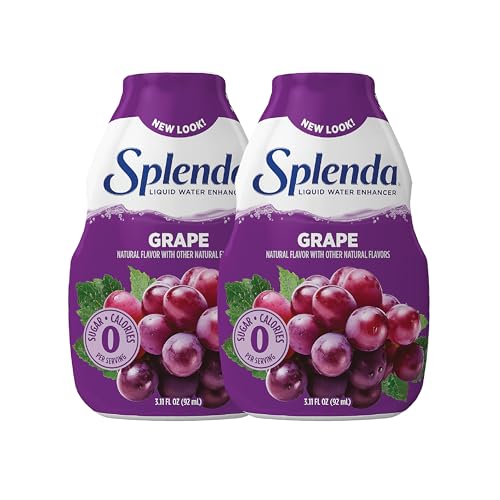 Image of SPLENDA Liquid Water Enhancer Drops, Grape, 3.11 Fl Oz, 2 Pack