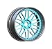 2pcs Black Blue Gold 112mm 5x112 R17 Staggered Alloy Passenger Pcd112 5 * 112 Mag Rines Car Wheel Rim(ONE WHEEL_21IN.)