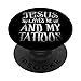 Tatuaggio Cristiano Artista Gesù Mi ama E I Miei Tatuaggi PopSockets PopGrip Intercambiabile