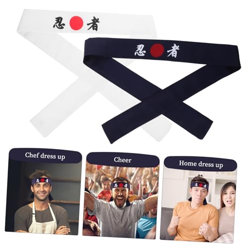 Bandeau hachimaki chef anti transpiration pour sport intensif - 2