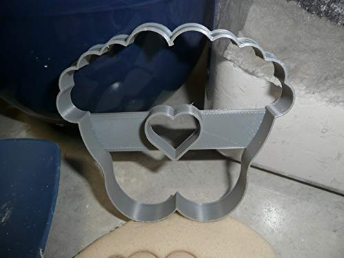 Baby Feet With Heart In Middle Foot Gender Reveal Shower Party Pregnancy Announcement Special Occasion Cookie Cutter 3D Printed Made In Usa Pr2520 #TOP3
