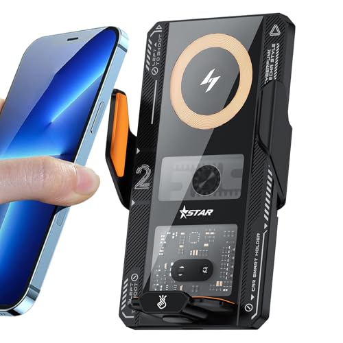 Cargador inalámbrico para teléfono celular con soporte de ventilación automático de 66W