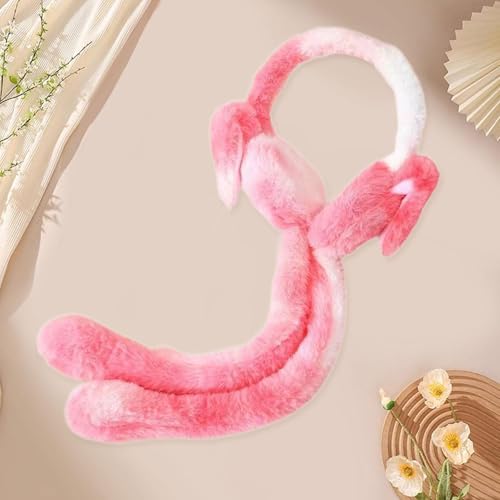 Orejeras térmicas de conejo para actividades infantiles al aire libre 4
