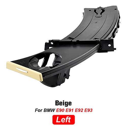 Porte-gobelet console gauche pour BMW E90 E91 E92 E93 accessoire beige habitacle - 2