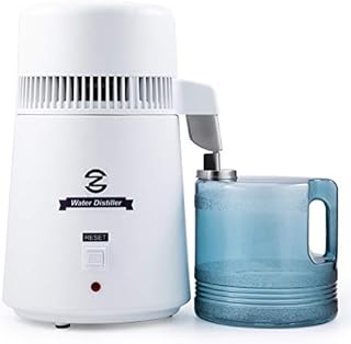 CO-Z Water Distillers, Pure Distilled Water Machine for Home Countertop Table Desktop, 4L Distiller Water at Home, 4 Liter Water Purifier to Make Clean Water for Home Use