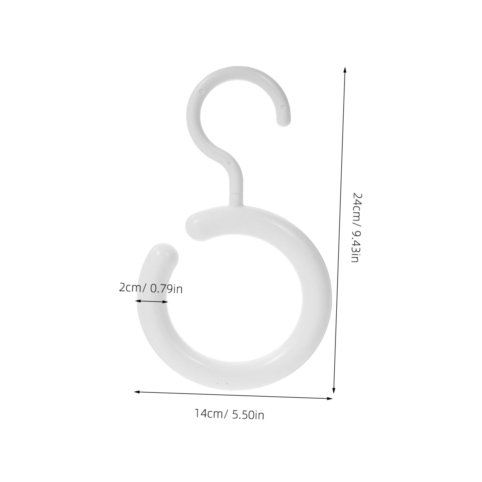 CIYODO 10pcs Slip Scarf and Tie Hanger Multi Purpose Organizer Hooks for Bedroom Closet Space Saving Storage for Scarves Ties and Belts