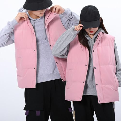 Puffer Vest For Men Winter Lightweight Stand Collar Sleeveless Quilted Jacket Outerwear2