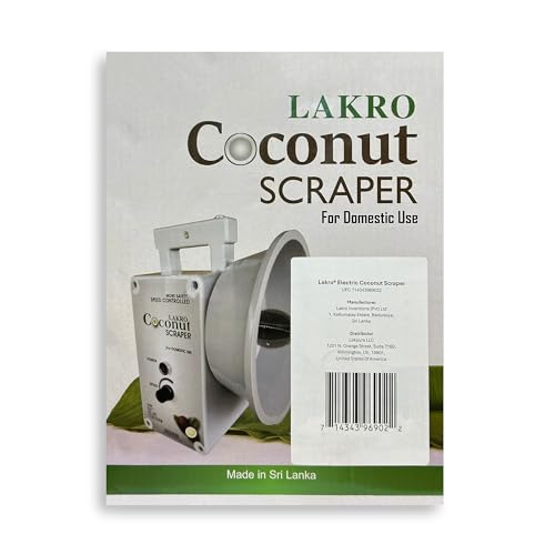 Lakro® Domestic Electric Coconut Scraper (Model LCS-009)