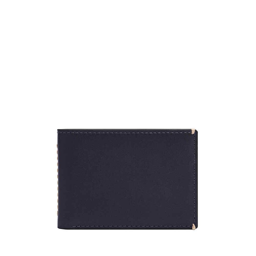 Fossil Men's Westover Blue Leather Bifold Wallet, ML4684545