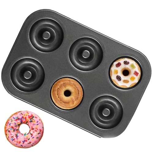Pan for Baking - 6-Hole Heat Resistant Multifunctional - Cake Pan Kitchen Gadgets - for Home Restaurant Farmhouse Camping BBQ Bi