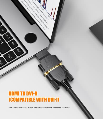 Berlat Dvi To Hdmi Adapter,Dvi Female To Hdmi Male Adapter Bi-Directional Dvi-I 24+5 Port Converter Gold-Plated, Support 1080P, 3D For Ps3,Ps4,Tv Box,Blu-Ray,Projector,Hdtv #TOP4