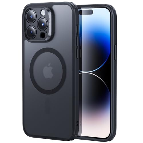ESR for iPhone 14 Pro case Translucent Matte Case Compatible with MagSafe Military-Grade Protection Classic Series Frosted Black