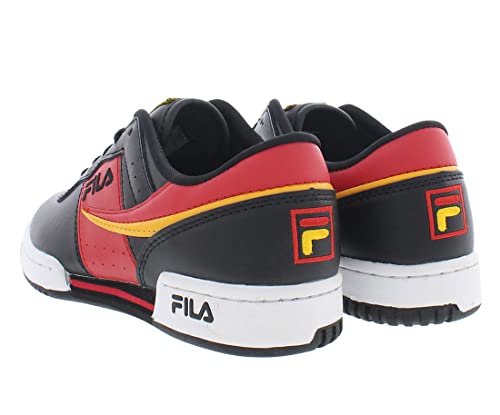 Fila Original Fitness Boys Shoes Size 4, Color: Black/Red/Yellow2