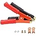 ZHITING 2St Krokodilklemmen 800A Kupfer Batterie Klemmen mit Isolierte Stiefel Kunststoff Griff Battery Clips für Auto Fahrzeug Ladekabel