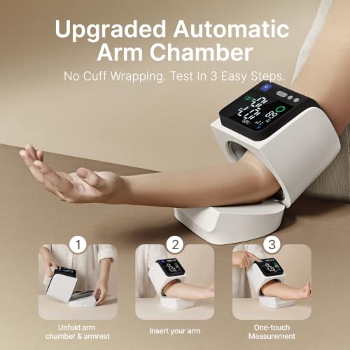 Automatic Blood Pressure Monitor No-Wrap Upper Arm BP Machine FDA-Cleared - image 5