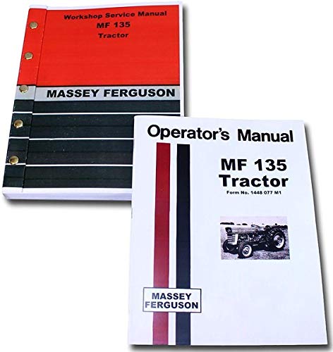 Massey Ferguson Mf 135 Tractor Service Owners Operators Manual Book Repair Mf135