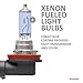 SYLVANIA - H11 (64211) SilverStar zXe High Performance Halogen Headlight Bulb - Headlight & Fog Light, Bright White Light Output, HID Attitude, Xenon Fueled Technology (Contains 2 Bulbs)