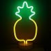 Neon Indoor Night Light, LoveNite Battery Operated Glowing Neon Decorative Sign LED Light for Room Party Festival Decorations (Yellow)