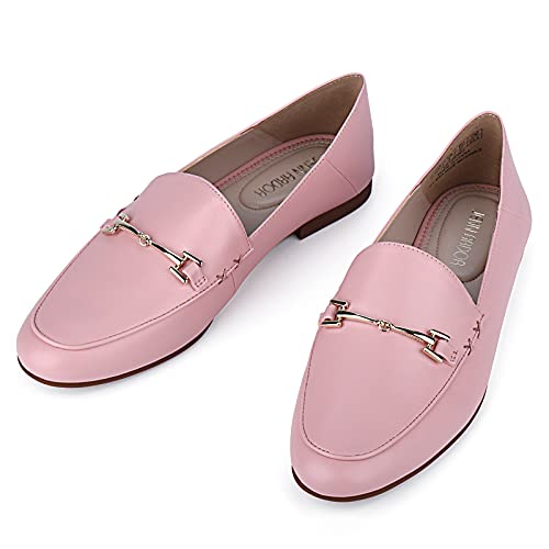 Image of JENN ARDOR Loafers for Women Flats Shoes Womens Penny Loafers Slip On Pointed Toe Comfortable Office Work Driving Flats Fashion Dress Shoes for Women