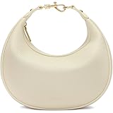 BOSTANTEN Crossbody Purse Small Crescent Shoulder Bags for Women Trendy Hobo Clutch Handbag Removable Strap Beige