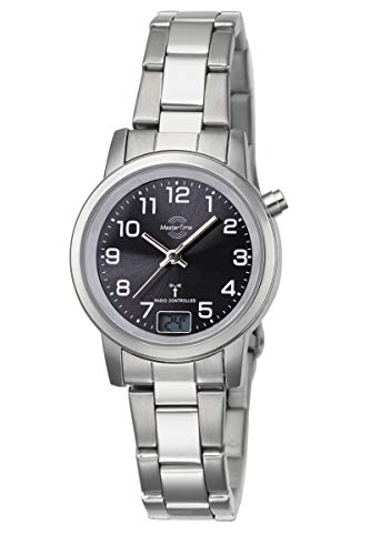 Master Time Funk Quarz Damen Uhr Analog-Digital mit Edelstahl Armband MTLA-10695-21M