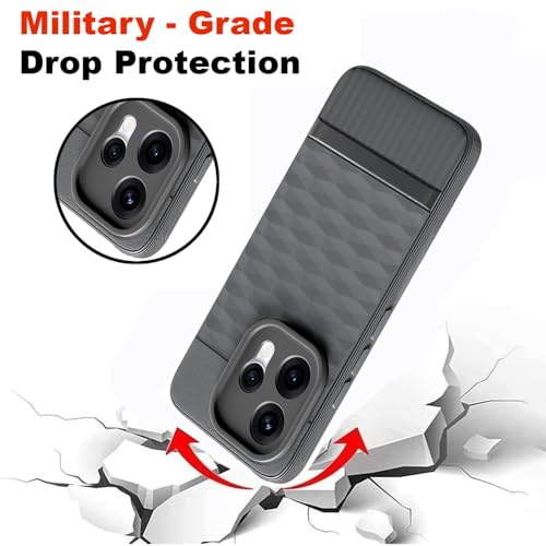 Image of Shockproof Case Compatible with Oppo Reno15 5G | Full Camera Protection | TPU Flexible Back Cover for Oppo Reno15 5G (Graphite Grey)
