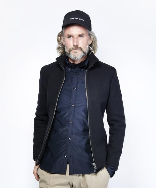 ジュンハシモト　メルトンブルゾン Amazon.co.jp: junhashimoto B03 WOOL MELTON ZIP BLOUSON 3 黒