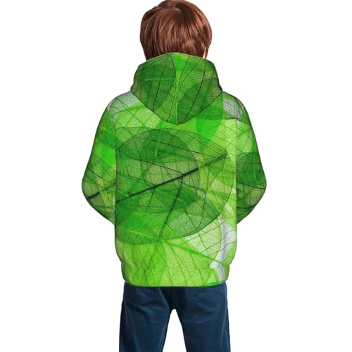 Tropical Plants Boy, Girls Sports Shirt Youth Pullover Fashion Hooded Sweatshirt2