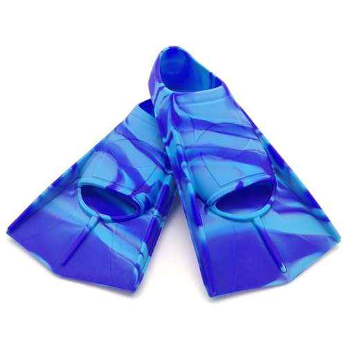 Gugmoy Swim Training Fins，Comfortable Flexible Silicone Swim Fins