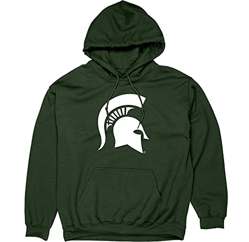 Blue 84 Men's Michigan State Spartans Hoodie Team Color Icon, Forest, Medium by Blue 84 - Used condition - Image 2