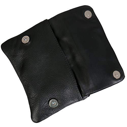 Hot Leathers CPE2008 Clip Pouch Purple Flower-8”x5”x1”3