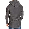 Remxi Mens Short Sleeve Shirts Athletic Hoodies T Shirt Solid Color Sport Sweatshirts For Men SolidDarkGrey 3XL #1