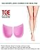 O/X Type Leg Heel Inserts - Orthopedic Insole Perfect Halfsphere Design for Bowlegs and Knock Knees by Toe Glow 