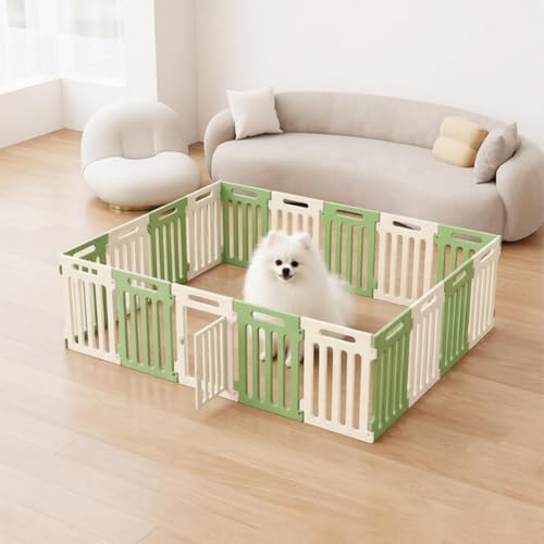 �y�b�g�T�[�N�� ���� 50cm �P�[�W ���� DIY �� �T�[�N�� �y�b�g�Q�[�g �L�p �� ���� �� ���� �x�r�[�T�[�N�� ���炩 �g�ݗ��Ă��ȒP ���E���^�Ή� �����O�� (�O���[��, 13 �� + 1 ��)
