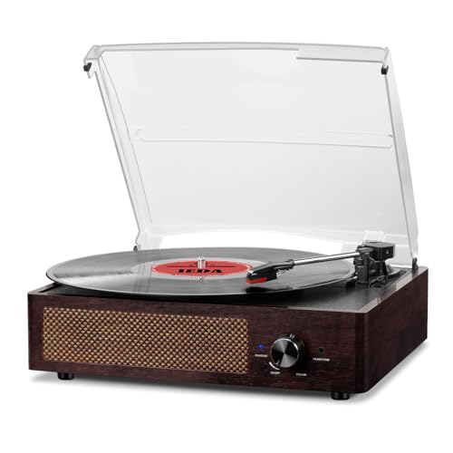 Cotsoco retro record player with built in speakers
