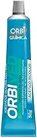 Orbi Química Silicone Acético Incolor Orbived, Vedação Hermética, Anti-Fungo, 50g, Azul e Laranja