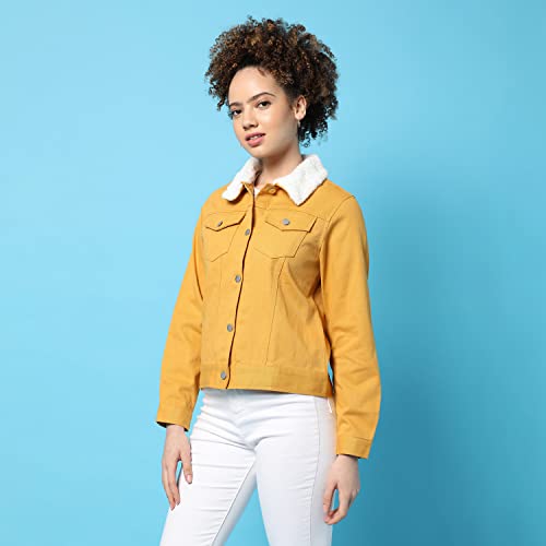 Image of Women's Cotton Jacket Relaxed Fit For Casual Wear | Full Sleeve | Stylish Wear Cotton Jacket Crafted With Comfort Fit And High Performance For Everyday Wear