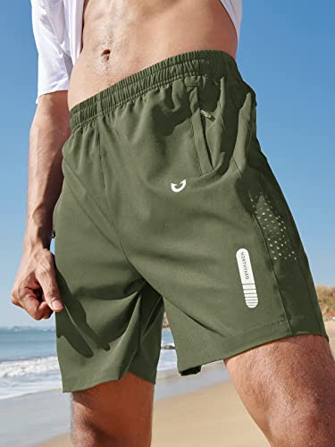 Image of NORTHYARD Men's Athletic Running Shorts Quick Dry Workout Shorts 7 inch / 5 inch / 9 inch Lightweight Sports Gym Basketball Shorts Hiking