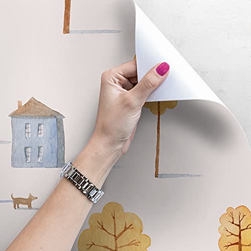 Papier peint pour meuble abîmé solution rénovation murale chambre et salon - 4