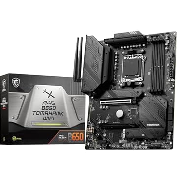 Placa Mãe MSI MAG B650 TOMAHAWK WIFI (AM5/4xDDR5/HDMI/DisplayPort/M.2/USB 3.2)
