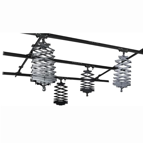 DATOUBOSS 194" x194" Pantograph Photography Ceiling Rail System Studio Rail Lighting System 43-200CM Studio Ceiling Rail System Photography (5.0M*5.0M-B2)