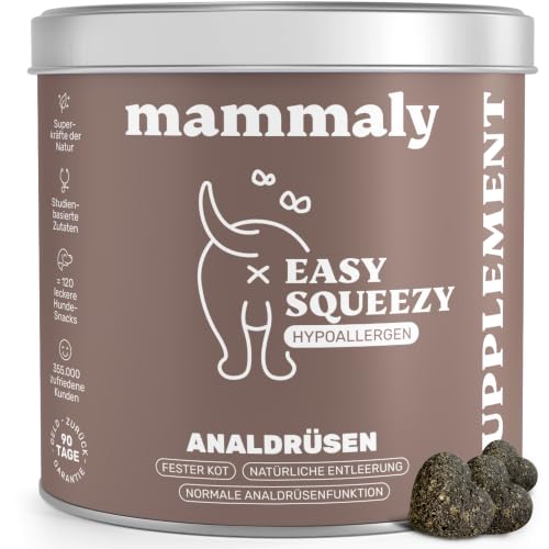 mammaly Easy Squeezy® Analdrüsen-Komplex für Hunde (120 Snacks) – Ansicht 1